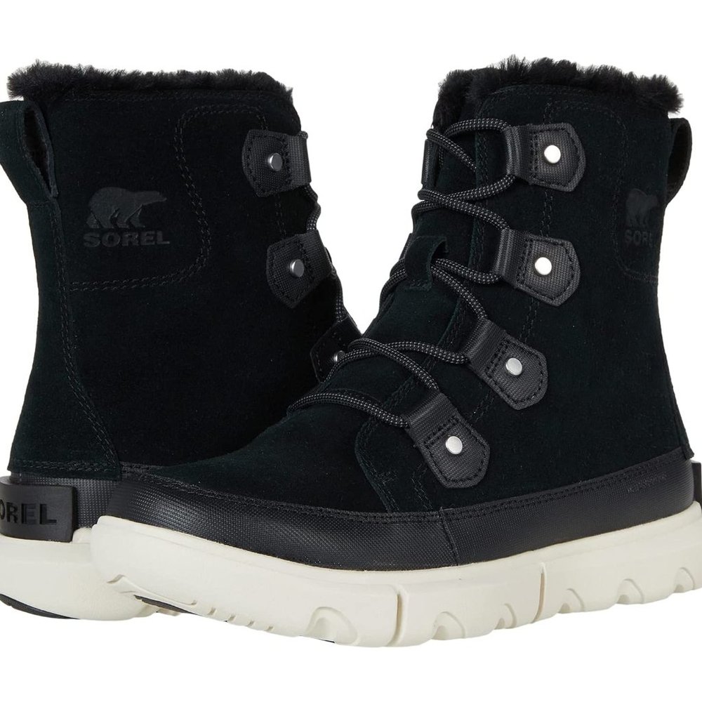 NWT - Sorel Explorer II Winter Boot -  Black - Size 9